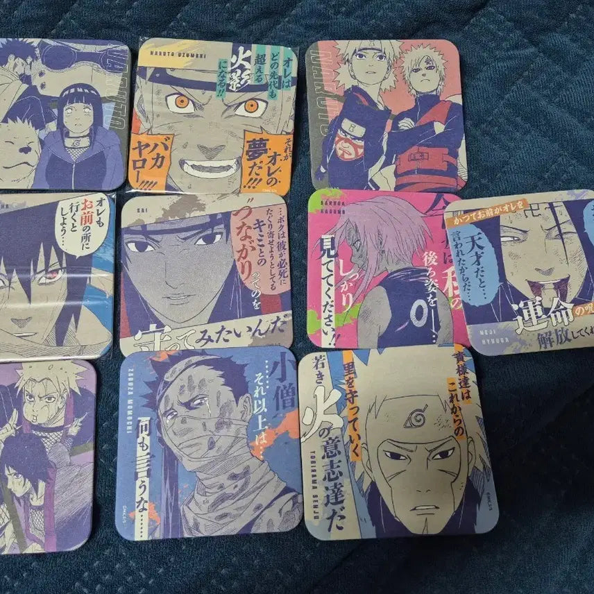 [BUNJANG] Naruto Original Sketch Coaster Bundle Set / 나루토 원화 코스터 일괄