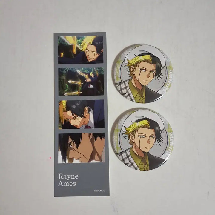 [BUNJANG] Mashle: Magic and Muscles Ray Ames Can Badge &amp; Life Four Cuts Goods Bundle / 마슐 레인 에임즈 캔뱃지 인생네컷 굿즈 일괄