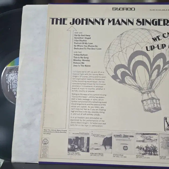 [BUNJANG] The Johnny Mann Singers We Can Fly Up-Up-And-Away Jazz LP (1967) / Johnny Mann Singers_We Can Fly~_재즈LP USA