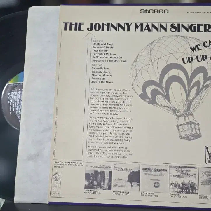 [BUNJANG] The Johnny Mann Singers We Can Fly Up-Up-And-Away Jazz LP (1967) / Johnny Mann Singers_We Can Fly~_재즈LP USA