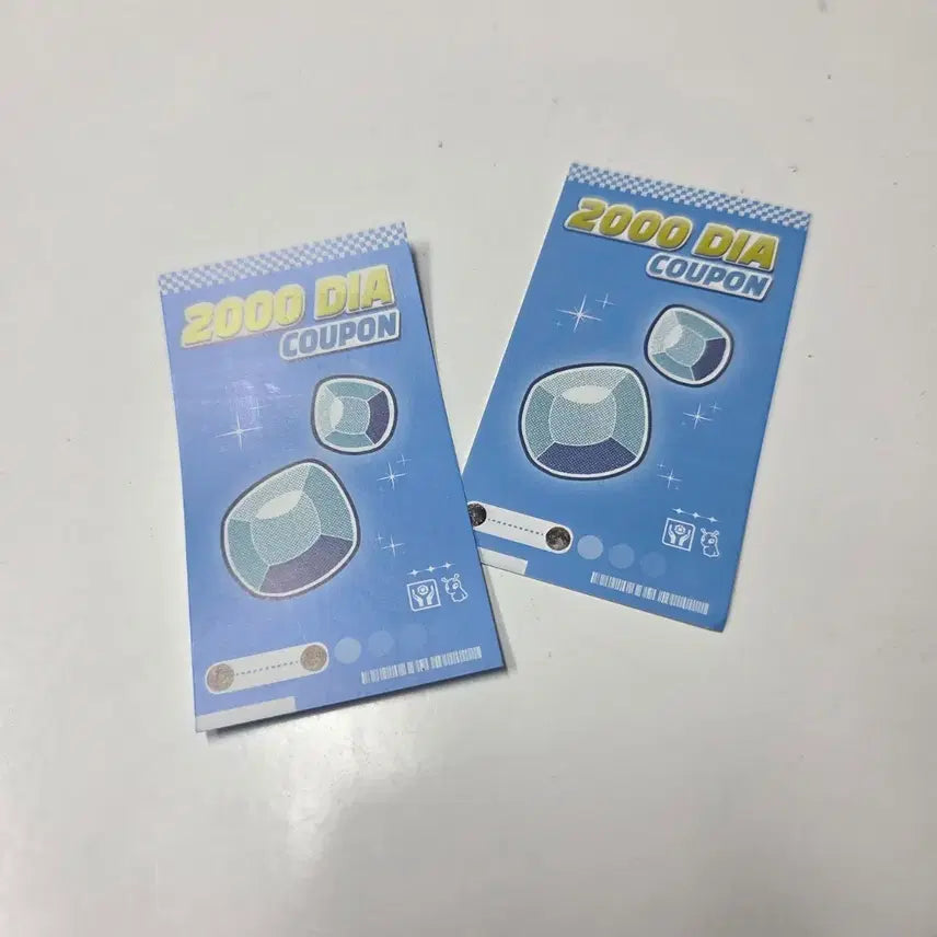 [BUNJANG] Lucky Game 2000 Diamonds Coupon (x2) / 운빨존많겜 2000다이아 쿠폰 2장 판매