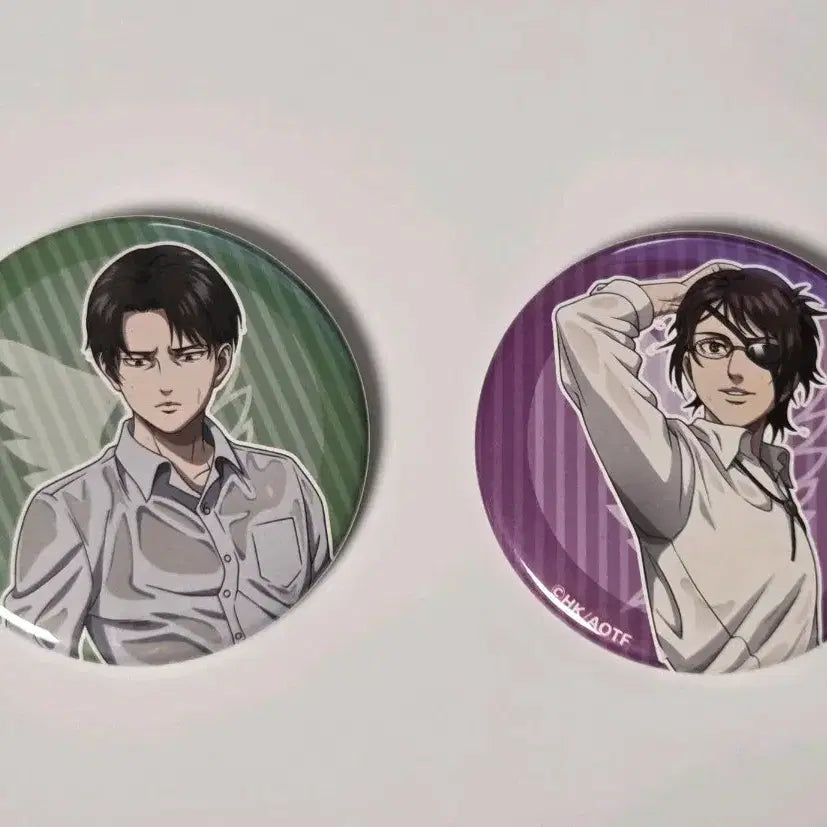 [BUNJANG] Attack on Titan Levi Hange Kuji Badge Bundle Set / 진격의 거인 리바이 한지 쿠지 뱃지 일괄