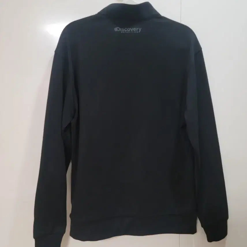 [BUNJANG] Discovery 1/4 Zip Up Sweatshirt Black 95 / 디스커버리 1/4 집업 블랙 95
