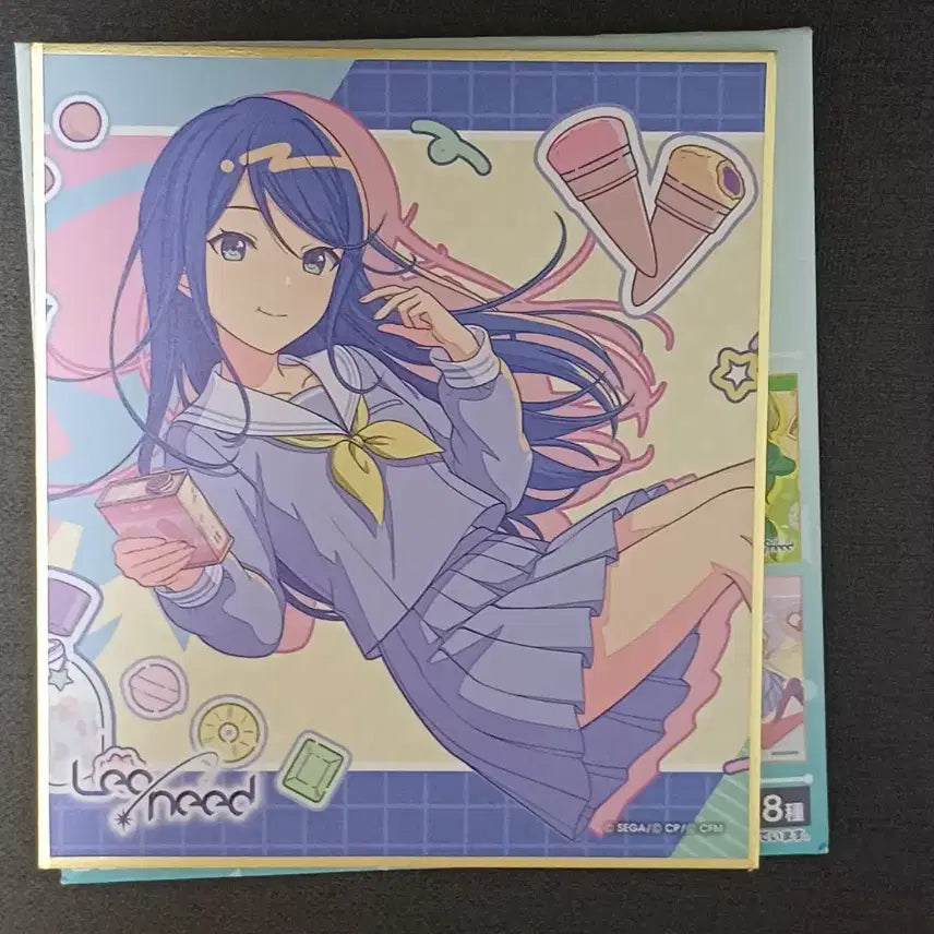 [BUNJANG] Proseka Ichika Can Badge &amp; Shikishi Bundle / 급전)프로세카 이치카 캔뱃지, 색지 일괄 판매