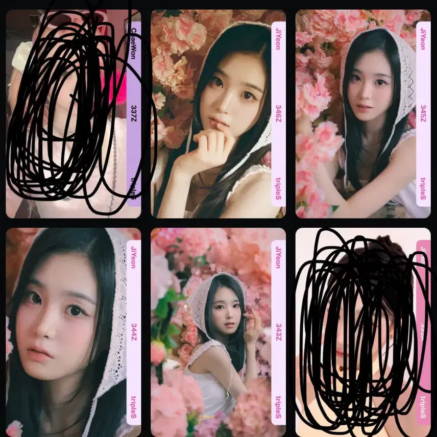 [BUNJANG] TripleS Jiyoon Cherry Blossom Object Set / 트리플에스 지연 벚꽃옵젝 세트 양도