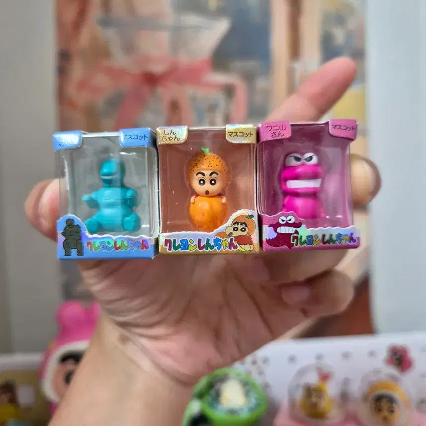 [BUNJANG] Crayon Shin-chan Rice Grain Figure Set / 짱구 쌀알피규어 묶음