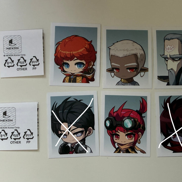 [BUNJANG] MapleStory Proof Photo Bundle / 메이플스토리 증명사진 일괄 잠실팝업