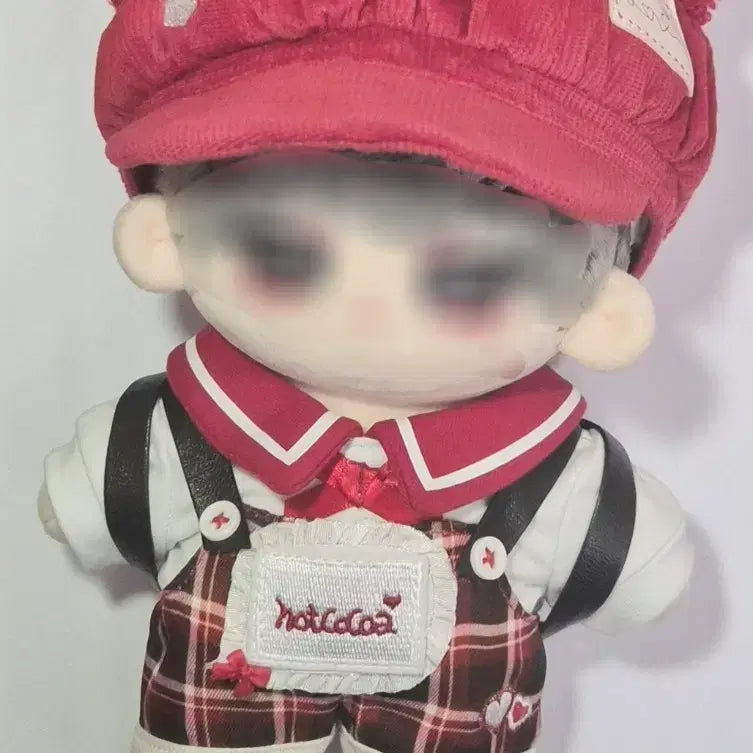 [BUNJANG] 20cm Doll Clothes Red Bear Style / 인형옷 20깅 빨간곰 무속성 옷장 20cm