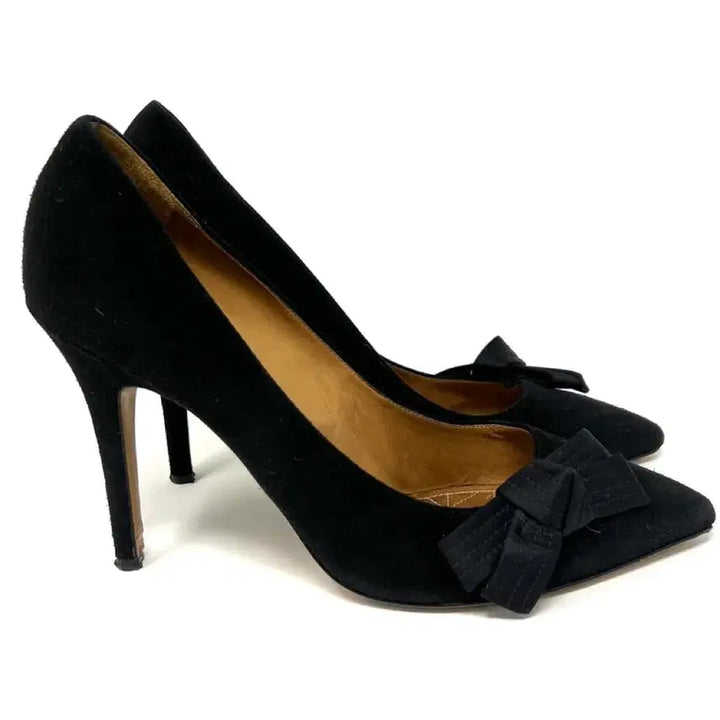 [BUNJANG] Isabel Marant Black Suede Ribbon Pumps / 이자벨마랑 블랙 스웨이드 리본 펌프스