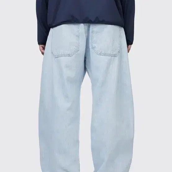 [BUNJANG] Haechi Room Curved Denim Pants / 해칭룸 커브드 데님 팬츠