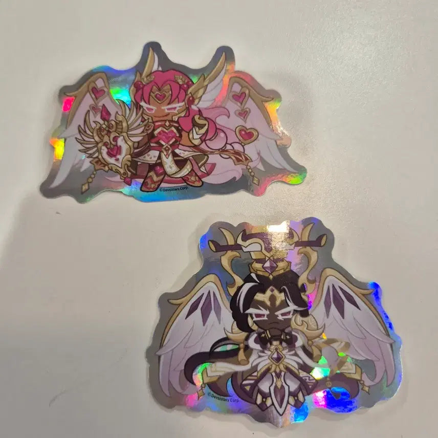 [BUNJANG] Cookie Run World Championship Holyberry &amp; Darkcacao Sticker Set / 쿠키런 월챔 홀리베리 다크카카오 스티커 세트