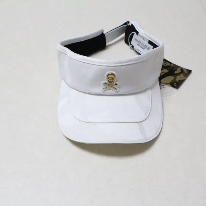 [BUNJANG] Mark &amp;ロナ Unisex Sun Cap White / 마크앤로나 남여공용 선캡 화이트 새상품