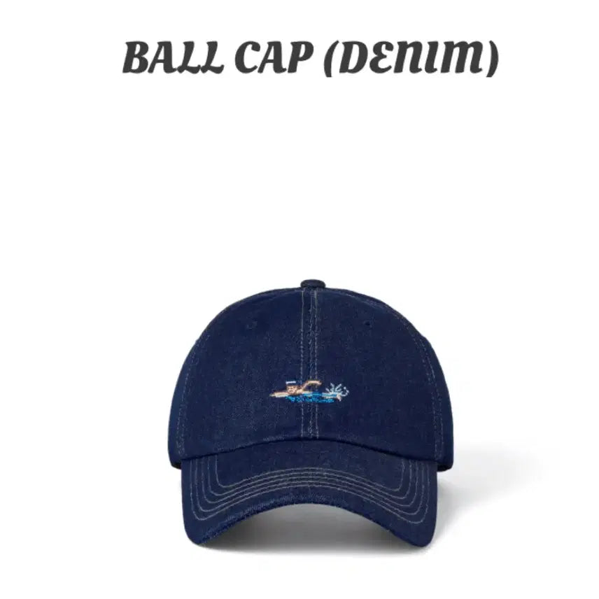 [SOLD OUT] [BUNJANG] BTS SWIM BALL CAP Denim Hat / 방탄소년단 스윔 데님 볼캡 킵스위밍 모자 BTS SWIM BALL CAP