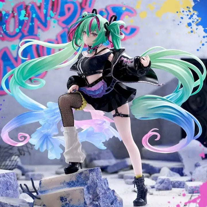 [BUNJANG] Sega Figureism Hatsune Miku Punk Ver. Figure (Sealed) / [미개봉]세가 피규어리즘 하츠네 미쿠 펑크 punk 피규어