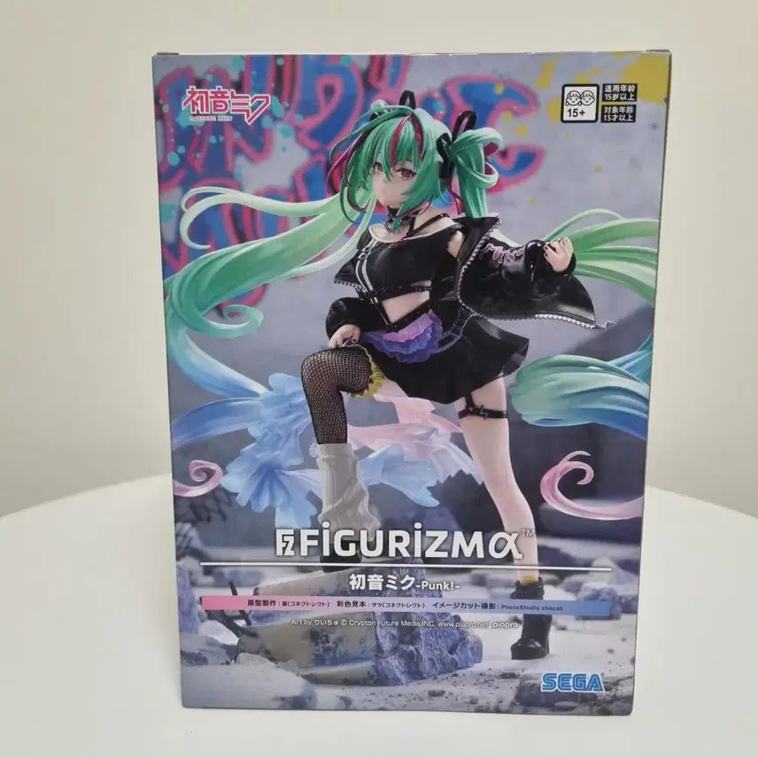 [BUNJANG] Sega Figureism Hatsune Miku Punk Ver. Figure (Sealed) / [미개봉]세가 피규어리즘 하츠네 미쿠 펑크 punk 피규어