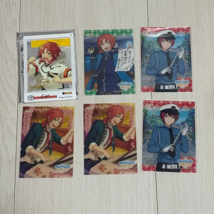 [BUNJANG] Ensemble Stars! Chug Stars Leo Meet Acrylic &amp; Clear Card Bundle Set / 앙스타 중스타 레오 만남아크릴 중스타 클리어카드 클카