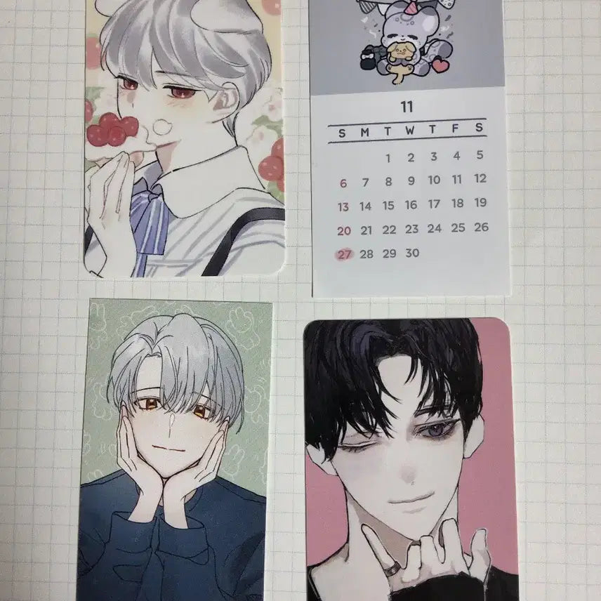 [BUNJANG] Debut or Death Cheongrye Photocard Bundle Set / 데못죽 청려 포카 4장 일괄양도~~ㅅㅊㅇ브이틱신재현생일카페윙크