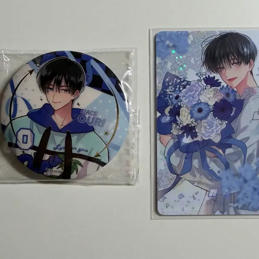 [BUNJANG] Sakaguchi Ouri B Type Can Badge &amp; Photocard Set Bundle / 타몬군지금어느쪽 사카구치 오우리 b타입 캔뱃지 오우리 포토카드 세트 일괄