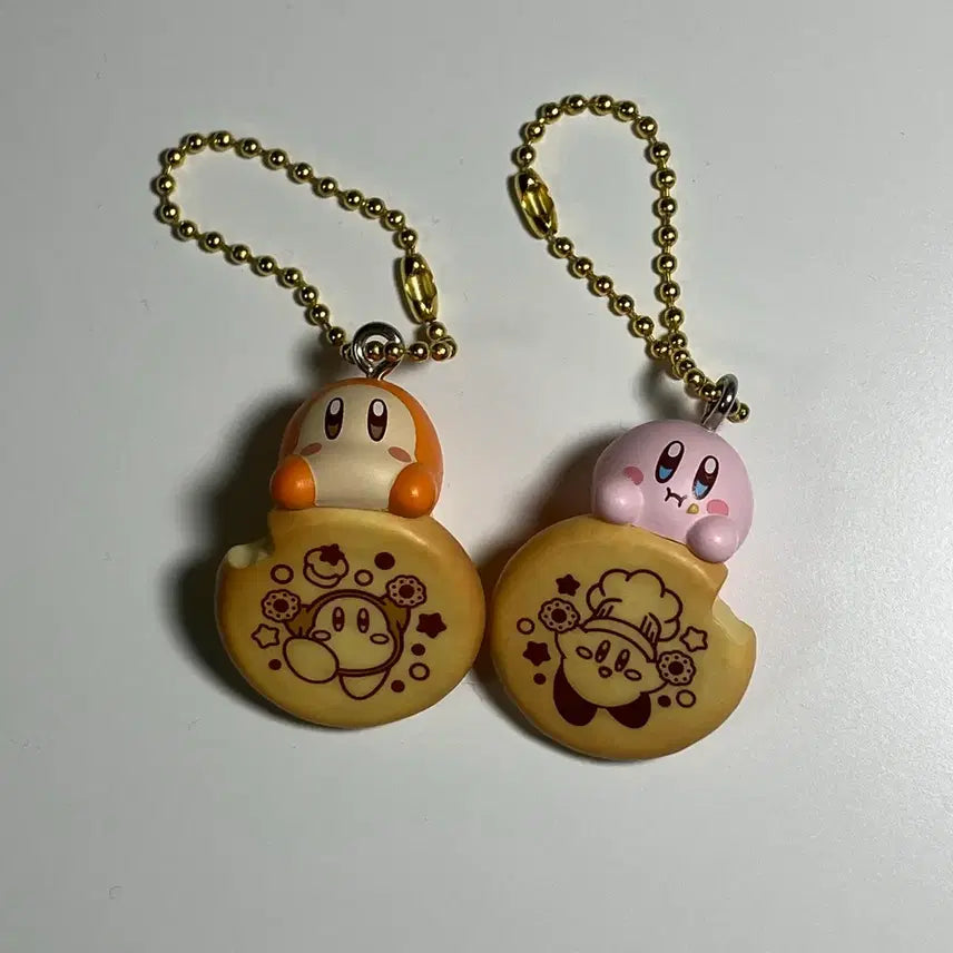 [BUNJANG] Kirby Japanese Food Toy Gacha Cookie Keychain Bundle Set / (일괄)커비 일본 식완 가챠 쿠키 키링
