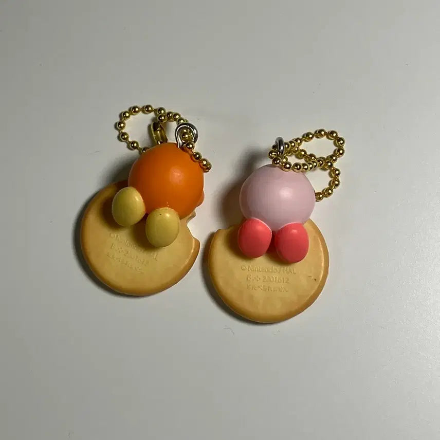 [BUNJANG] Kirby Japanese Food Toy Gacha Cookie Keychain Bundle Set / (일괄)커비 일본 식완 가챠 쿠키 키링