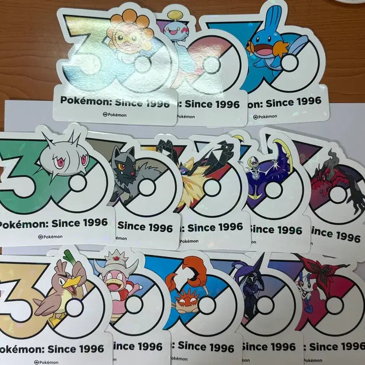[BUNJANG] Pokemon 30th Anniversary Pochana Sticker / 포켓몬스터 30주년 스티커 포챠나