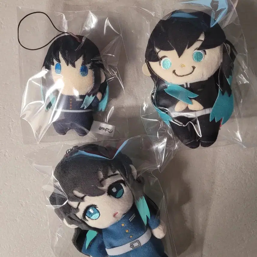 [BUNJANG] Muichiro Tokito Plush Toy Bundle / 무이치로 유라후와+오뚜기 누이+쵸코리 저주인형 일괄