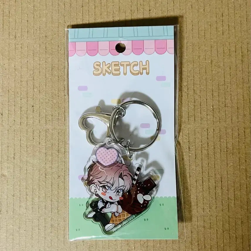 [BUNJANG] B:ON SKETCH Acrylic Keyring / 비온 스케치 SKETCH 아크릴 키링
