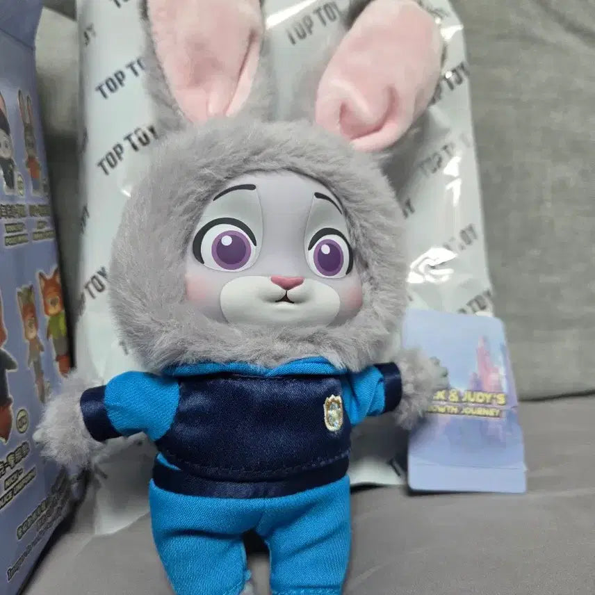 [BUNJANG] Toptoy Zootopia Nick &amp; Judy Growth Series Plush Doll / 탑토이 주토피아 닉 앤 주디 성장시리즈 봉제인형 굿즈