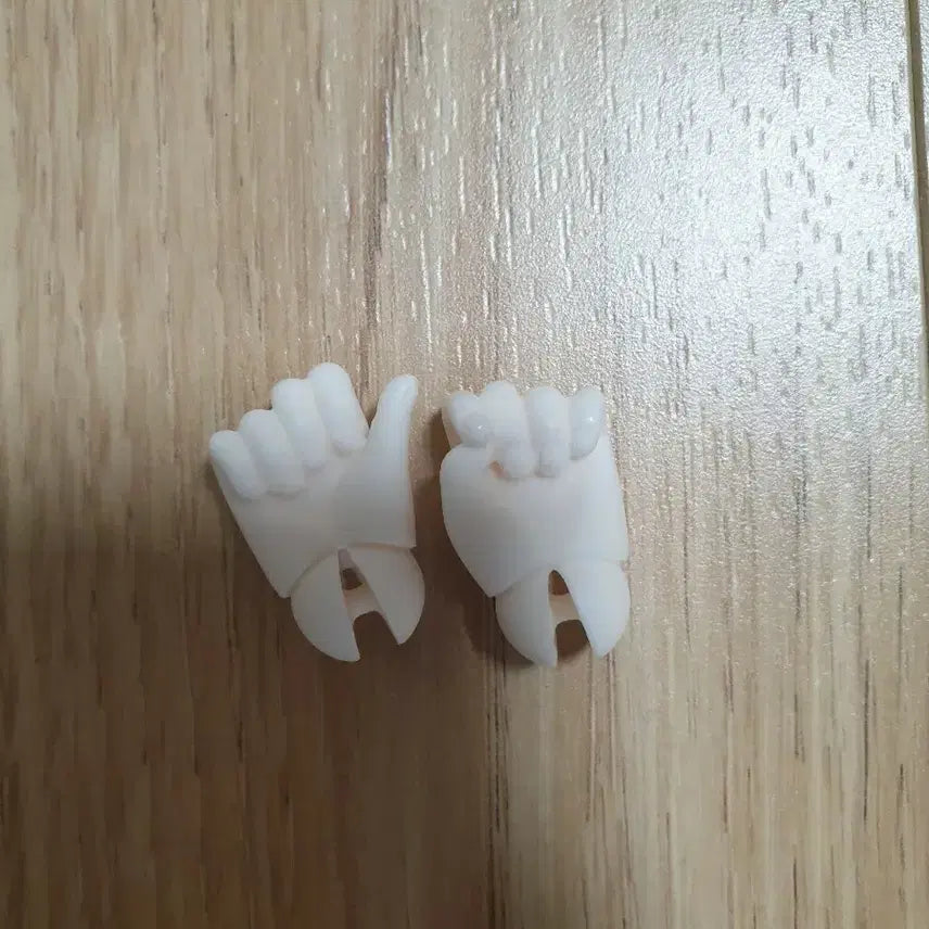 [BUNJANG] Chikabi Ball-Jointed Doll Hand Parts - Milk (Basic) / 구관 치카비 손 파츠 밀크(기본)