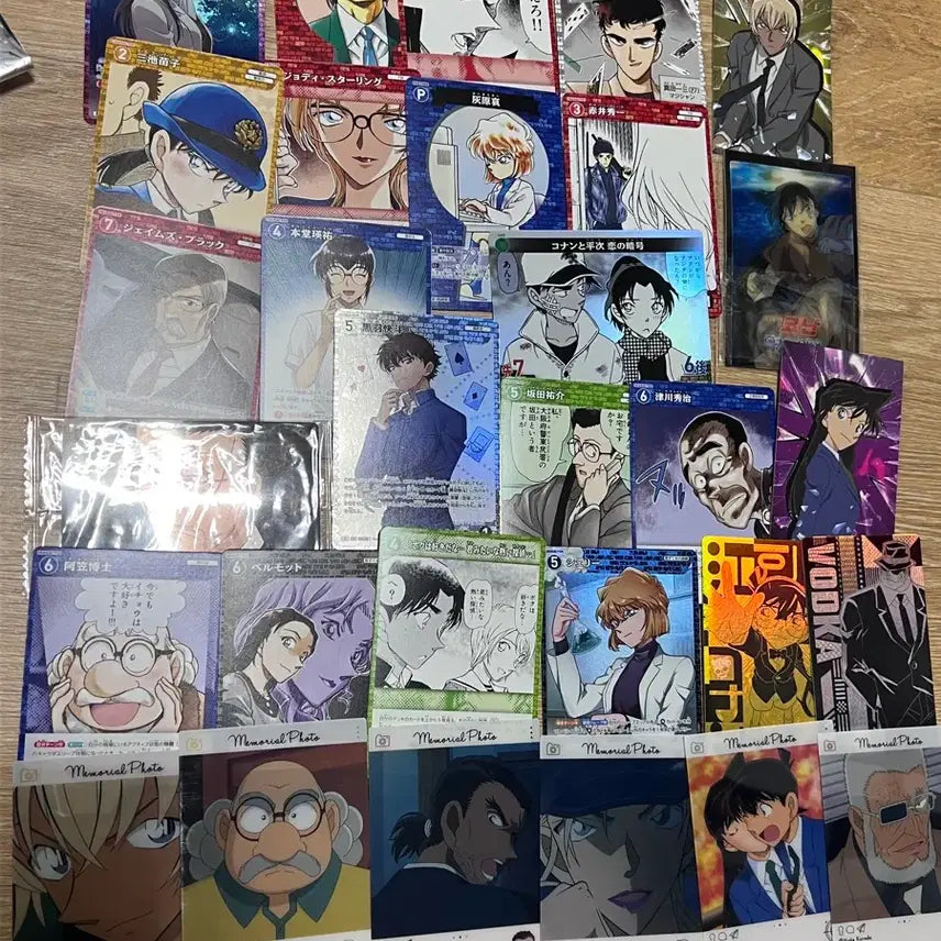 [BUNJANG] Detective Conan Paper Goods Bundle - Hologram Haiseibara Card / 코난 지류 굿즈 일괄 카드 홀로그램 하인성 극장판 특전