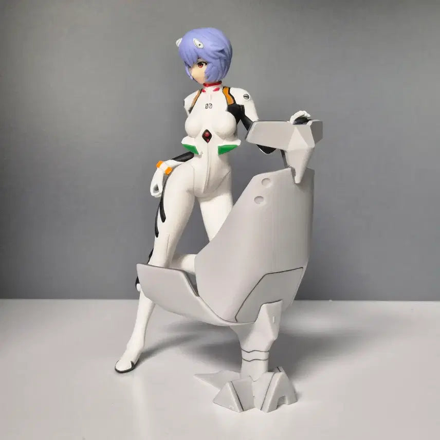 [BUNJANG] Evangelion Ayami Rei Girl with Chair Figure / 에반게리온 아야나미 레이 피규어 girl with Chair
