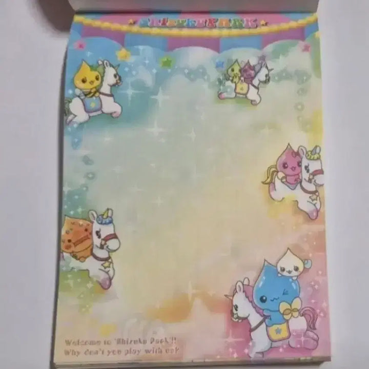 [BUNJANG] Vintage Shizuku-chan Water Drop Memo Pad / 고전 시즈쿠짱 물방울 메모지