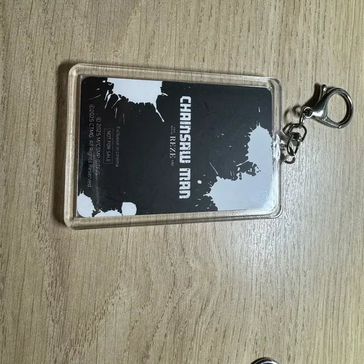 [BUNJANG] Chainsaw Man Lenticular Card with Acrylic Keyring Case / 체인소맨 렌티큘러 카드