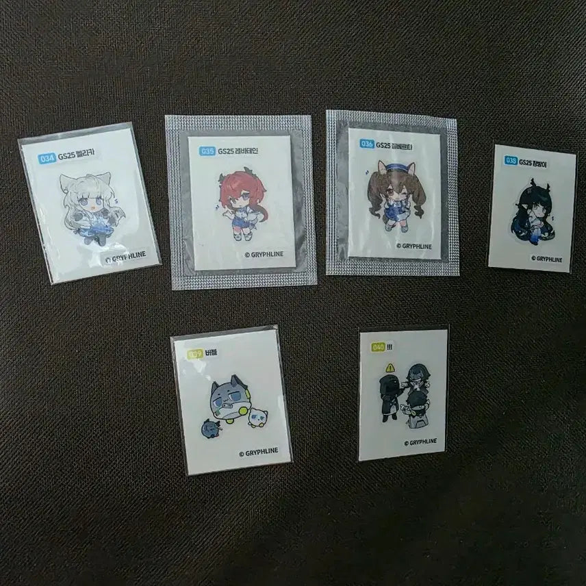 [BUNJANG] Arknights Endfield Tteobuk Stamp Set / 명일방주 엔드필드 띠부씰 판매