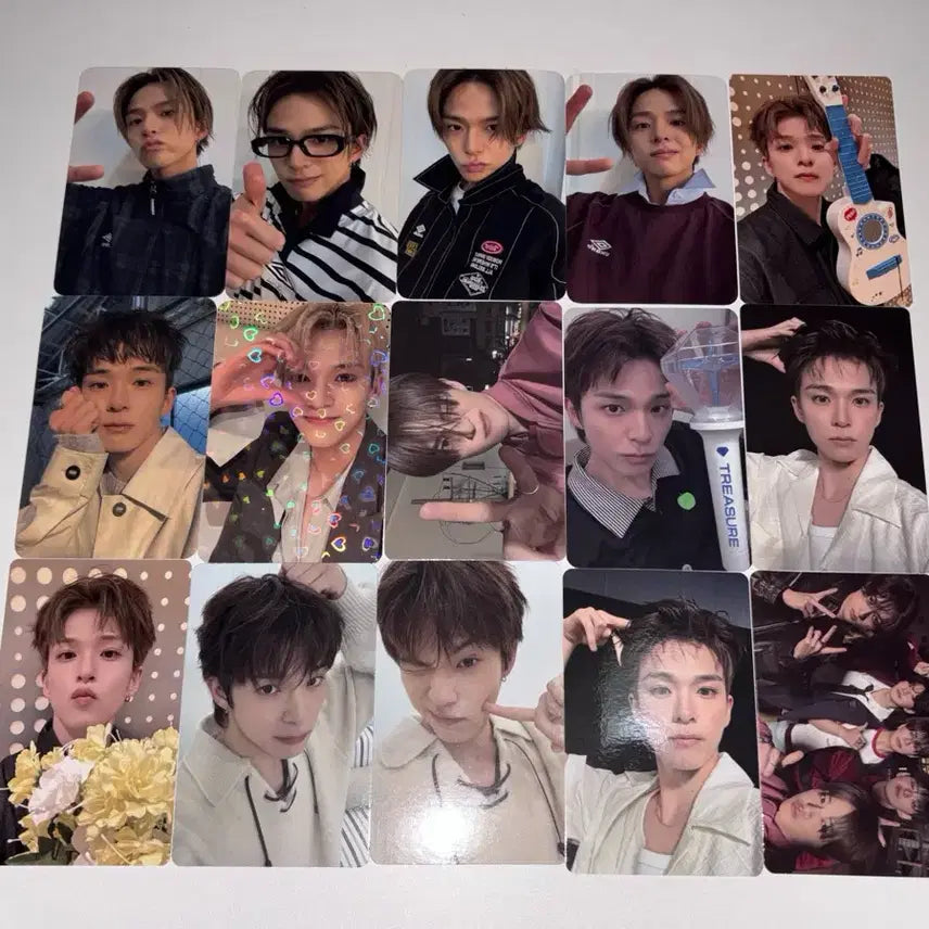 [BUNJANG] Treasure Asahi Photocard Umbro Bundle Set / 트레저 아사히 포토카드 엄브로 아사히