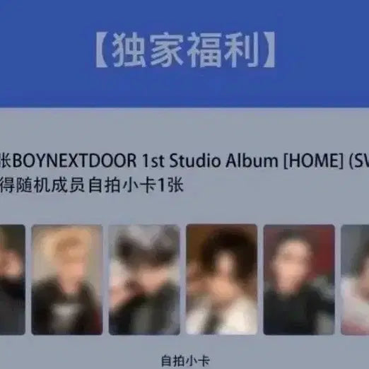 [BUNJANG] BOYNEXTDOOR KMS Lucky Draw Photocard Split Set / 보넥도 KMS 영통 특전 포카 분철 성호 리우 재현 태산 이한 운학