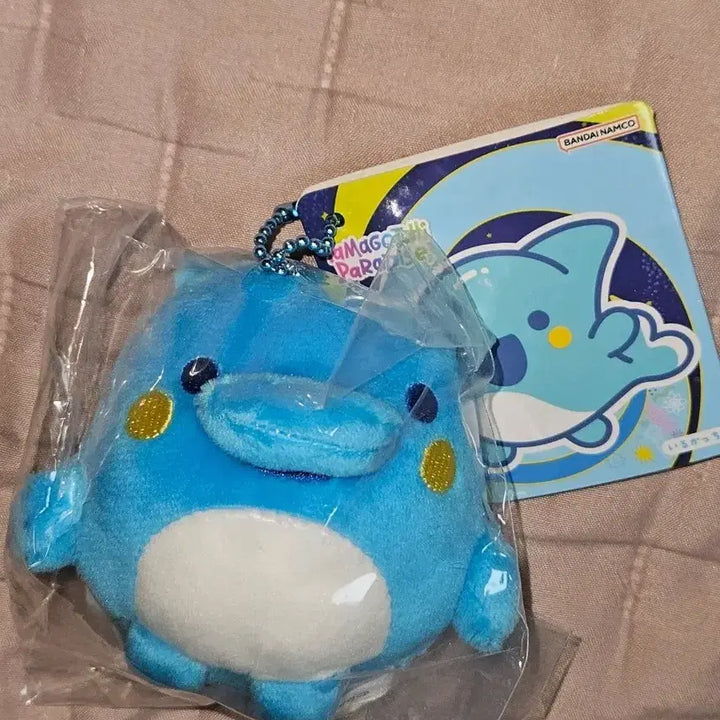 [BUNJANG] Bandai Namco Tamagotchi Paradise Iruka-chi Dolphin Plush Keychain (Sealed) / 미개봉 반다이남코 다마고치파라다이스 이루카치 돌고래 인형 마스코트 키링