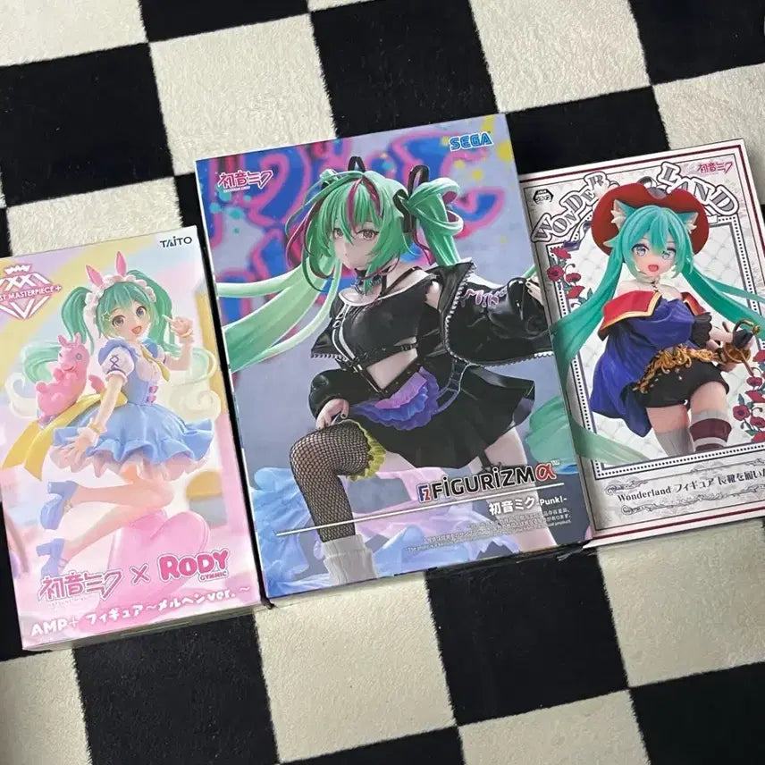 [BUNJANG] Miku Figure Rise, Rodey Figure, Taito Figure Bundle Set / 일괄 급처)미쿠 피규어리즘, 로디 피규어, 타이토 피규어 일괄 판매
