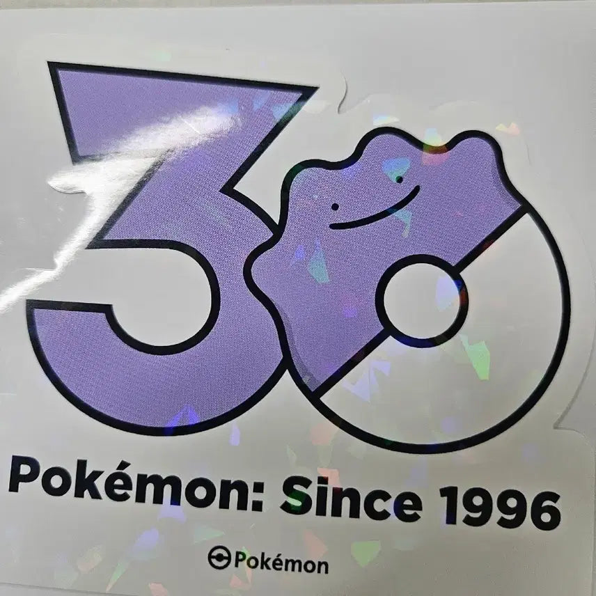 [BUNJANG] 30th Anniversary Ditto Sticker / 30주년 메타몽 스티커