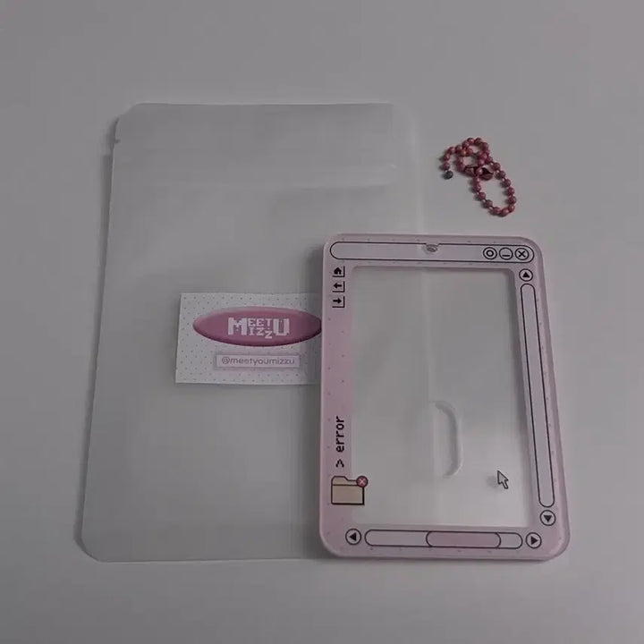 [BUNJANG] Mitsunim Error Acrylic Photocard Holder Toploader / 미쯔님 에러 Error 아크릴 포카홀더 탑로더