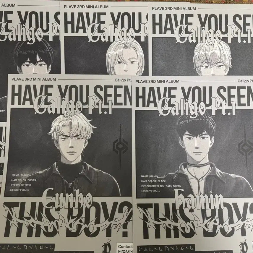 [BUNJANG] PLAVE Dash Caligo LG U+ Everyday Gap Poster Bundle Set / 플레이브 대쉬 칼리고 유플러스 일상의 틈 포스터 일괄