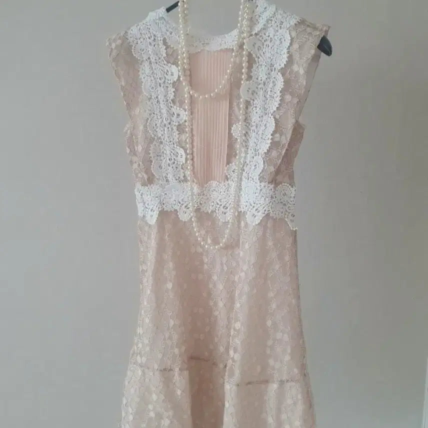 [BUNJANG] Lace Mini Dress / 새상품 레이스 미니원피스
