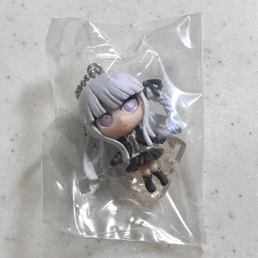 [BUNJANG] Danganronpa Kyoko Kirigiri Classic Figure Strap Keychain Gacha / 단간론파 키리기리 쿄코 고전 피규어 스트랩 키링 가챠