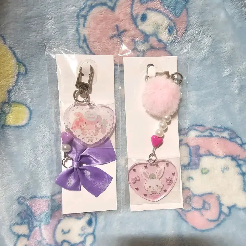 [BUNJANG] Sanrio Balletcore Bonbon Ribbon &amp; Wish Me Mell Accessory Set / 산리오 발레코어 봉봉리본, 위시미멜:)