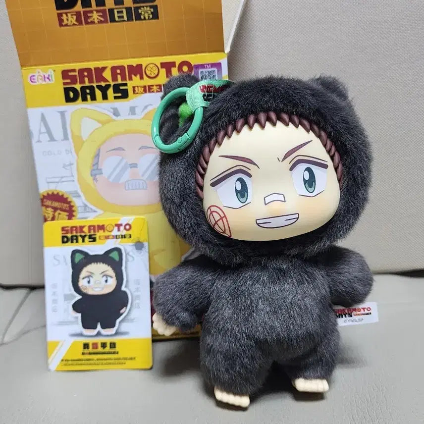 [BUNJANG] Sakamoto Days Labubu Heisuke Plush / 사카모토 데이즈 라부부 인형 헤이스케