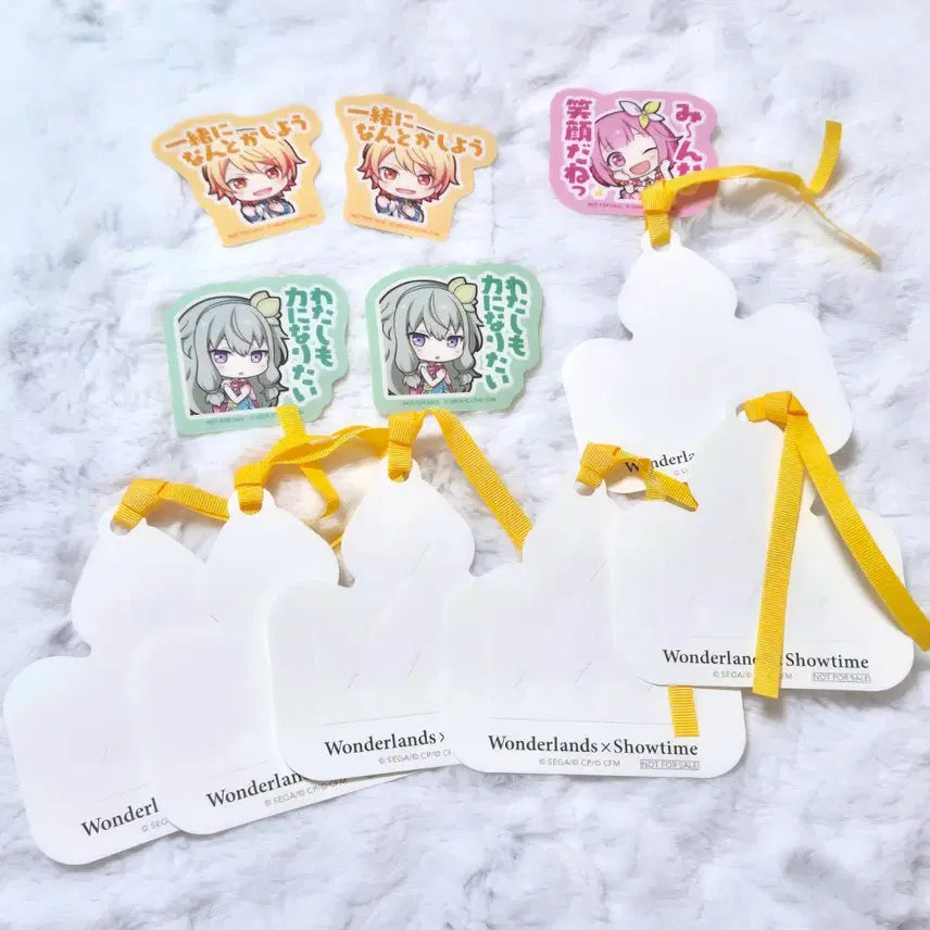 [BUNJANG] Project Sekai Tsukasa Aoyagi, Emu Otori, Nene Kusanagi Colorful Stage Store Exclusive Stickers &amp; Scented Paper Bundle / 프로세카 프세카 츠카사 에무 네네 컬파스토어 특전 스티커 시향지