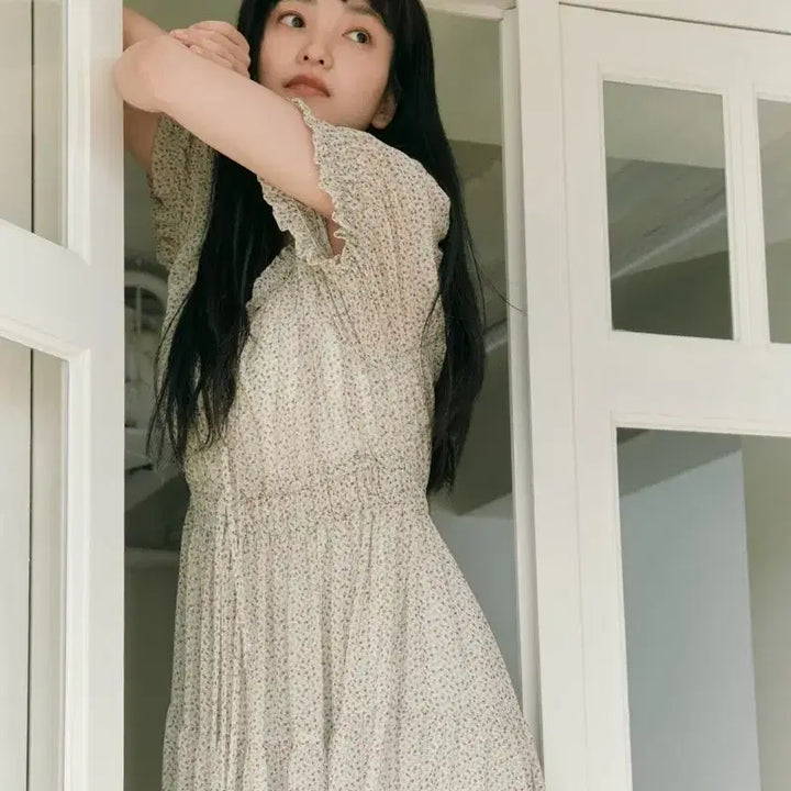 [BUNJANG] Thursday Island Floral Pattern Long Dress / 써스데이아일랜드 롱원피스 새제품급 s (55~66)