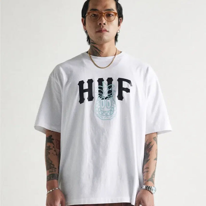 [BUNJANG] HUF Ready Pinnacle T-Shirt Black / [L] 허프 레디 피나클 티셔츠 블랙