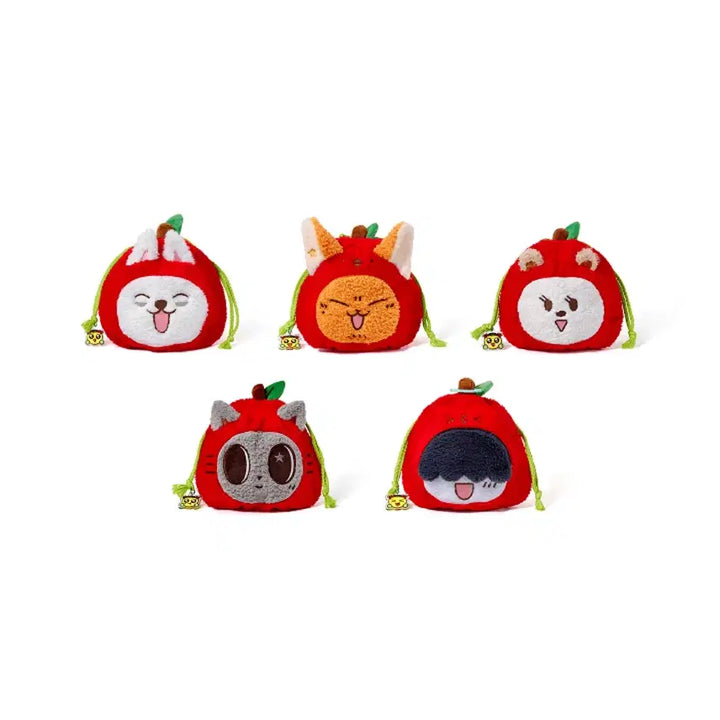 [BUNJANG] TXT PPULBATU Apple String Pouch HWANG CHOON (YL_F) - Sealed / 투바투 뿔바투 애플 스트링 파우치 황춘 (YL_F)