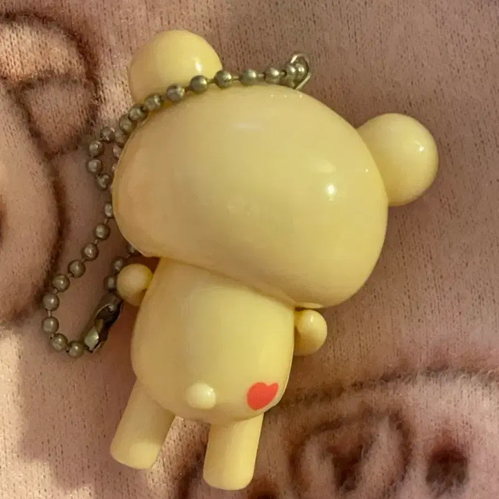 [BUNJANG] Classic Rilakkuma Heart Dangling Figure Keychain / 고전 코리락쿠마 하트 달랑이 피규어 키링